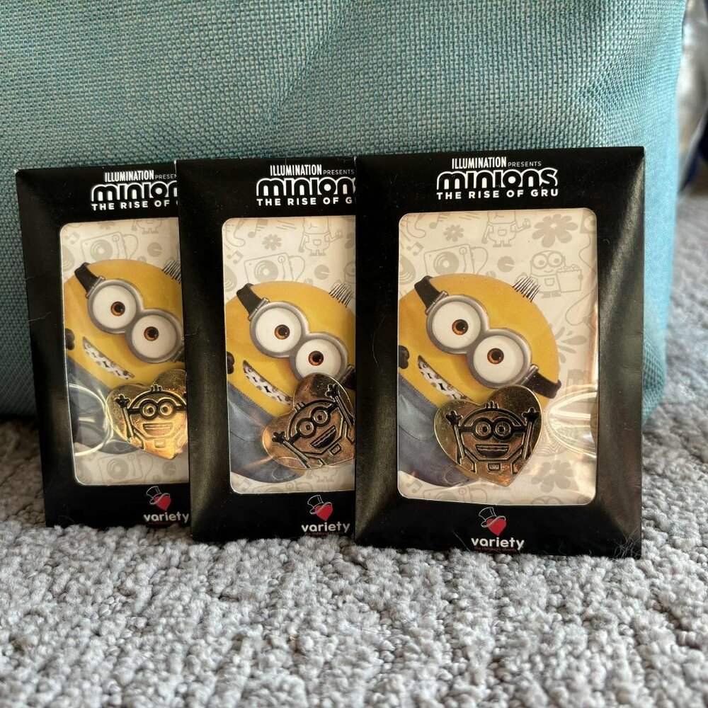 Minions Lapel Pin The Rise of Gru - Set of 3 Pins Despicable ME